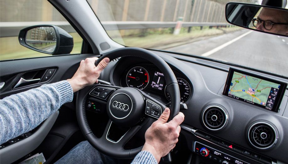 Man Driving a Car Man Driving a Car